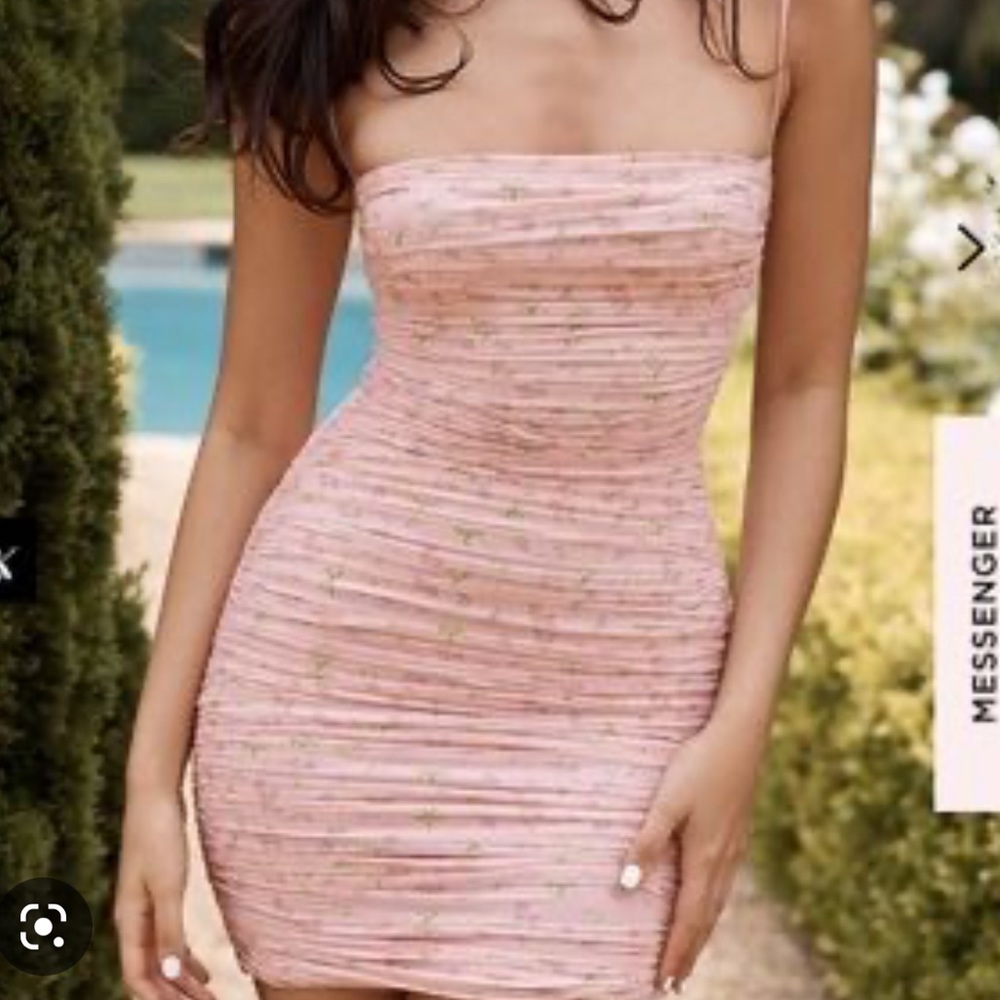 House of cb mesh dress